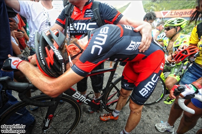 Tejay Van Gaderen สู้สุดชีวิต แต่ก็ต้องพ่ายเจ้าถิ่น Daniel Diaz และ Alberto Contador - ภาพจาก Steephill.tv