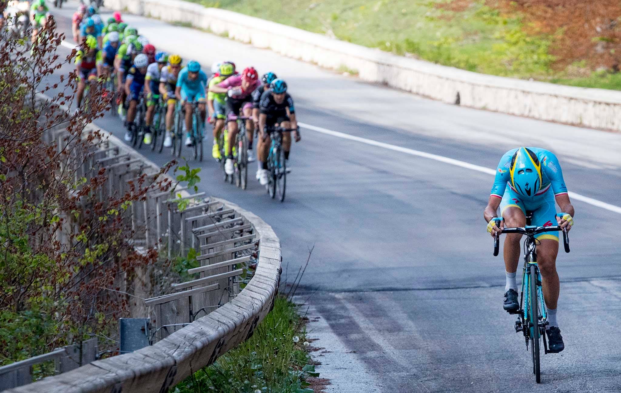 Giro Nibali attack