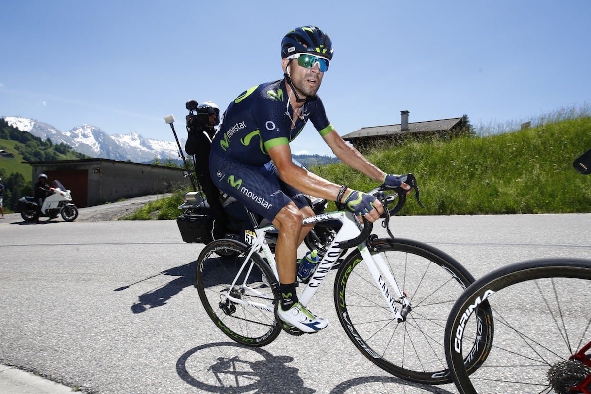 Alejandro Valverde preparing for Tour de France